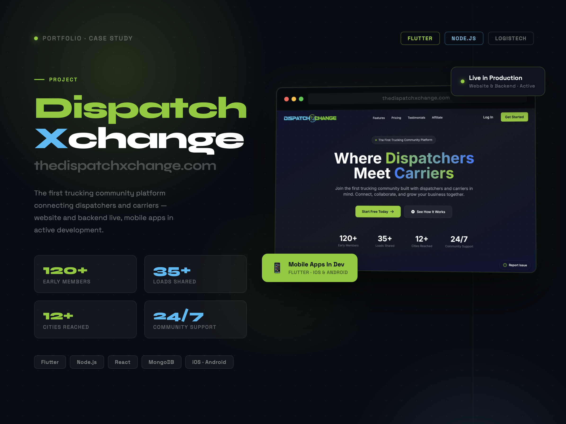 Dispatch Xchange – Logistics Community Platform